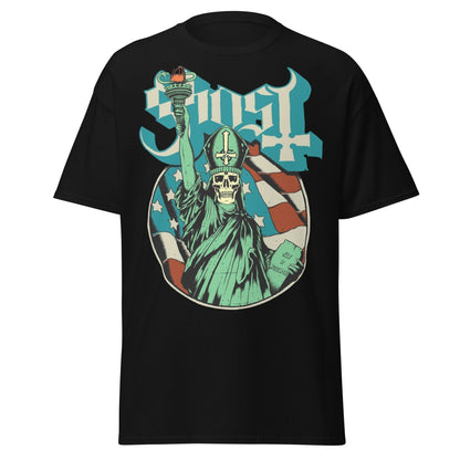 Ghost - Statue of Liberty Jumbo Print Mens T Shirt