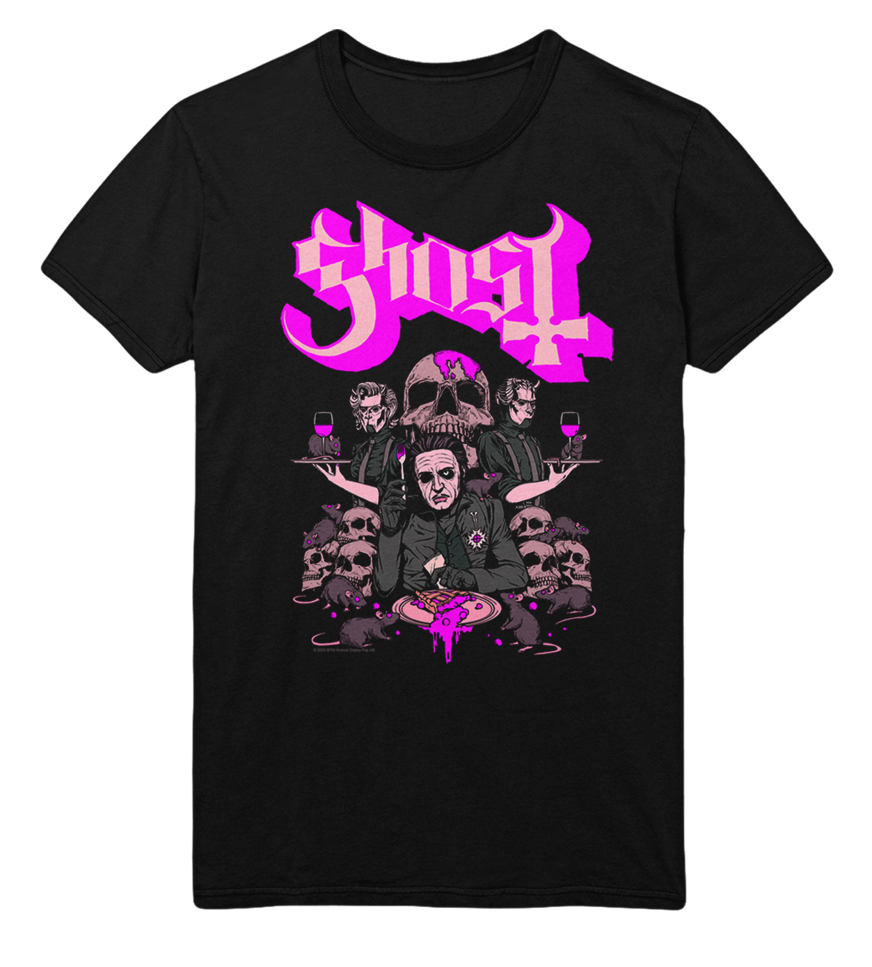 Ghost What's for Dinner Jumbo Print Mens T Shirt