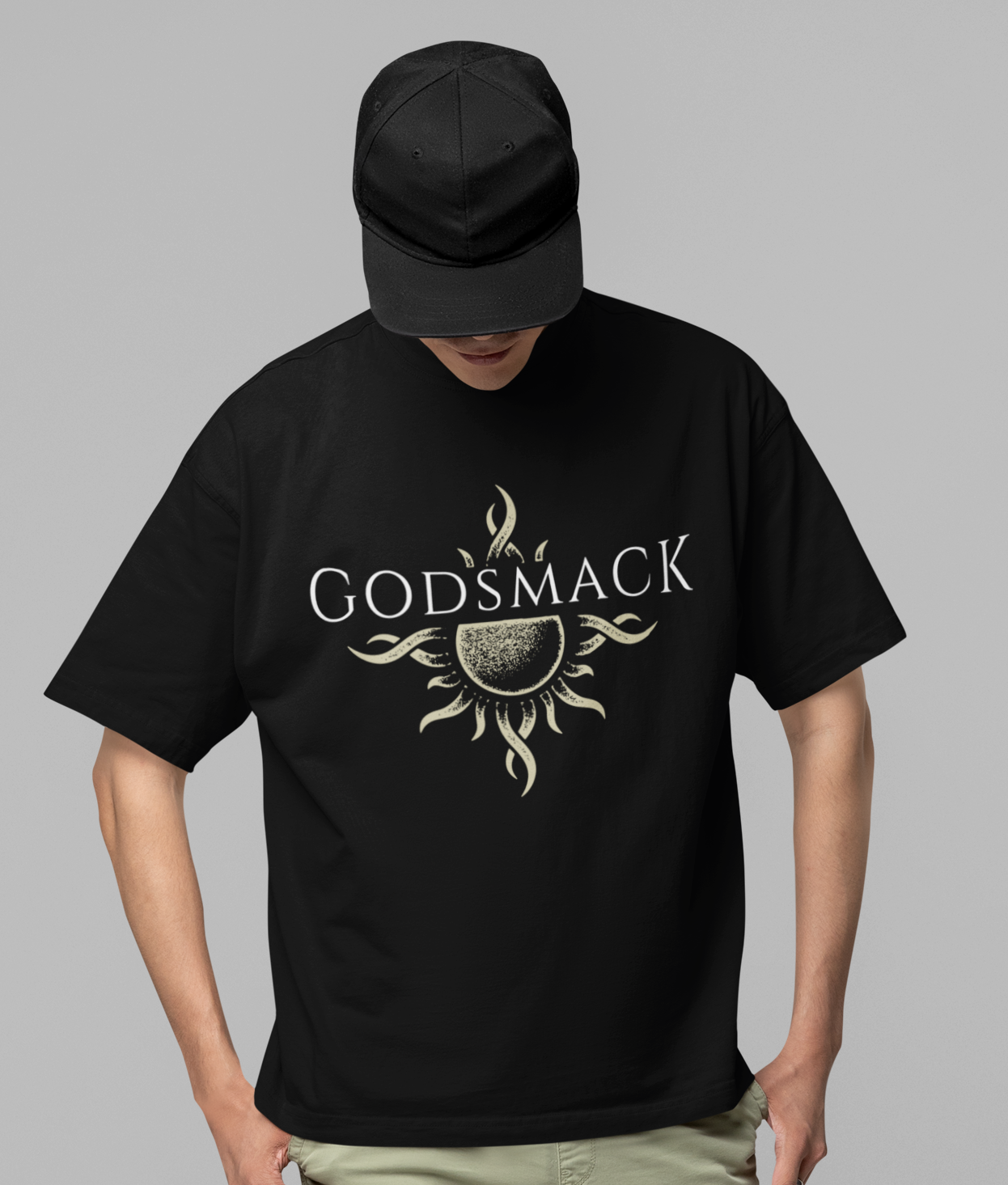 Godsmack - Moon Comes Up Jumbo Print Mens T Shirt