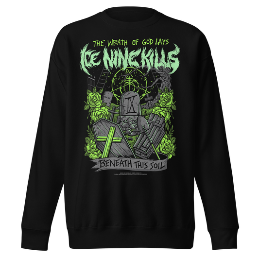 Ice Nine Kills Green Wrath Jumbo Print Sweatshirt