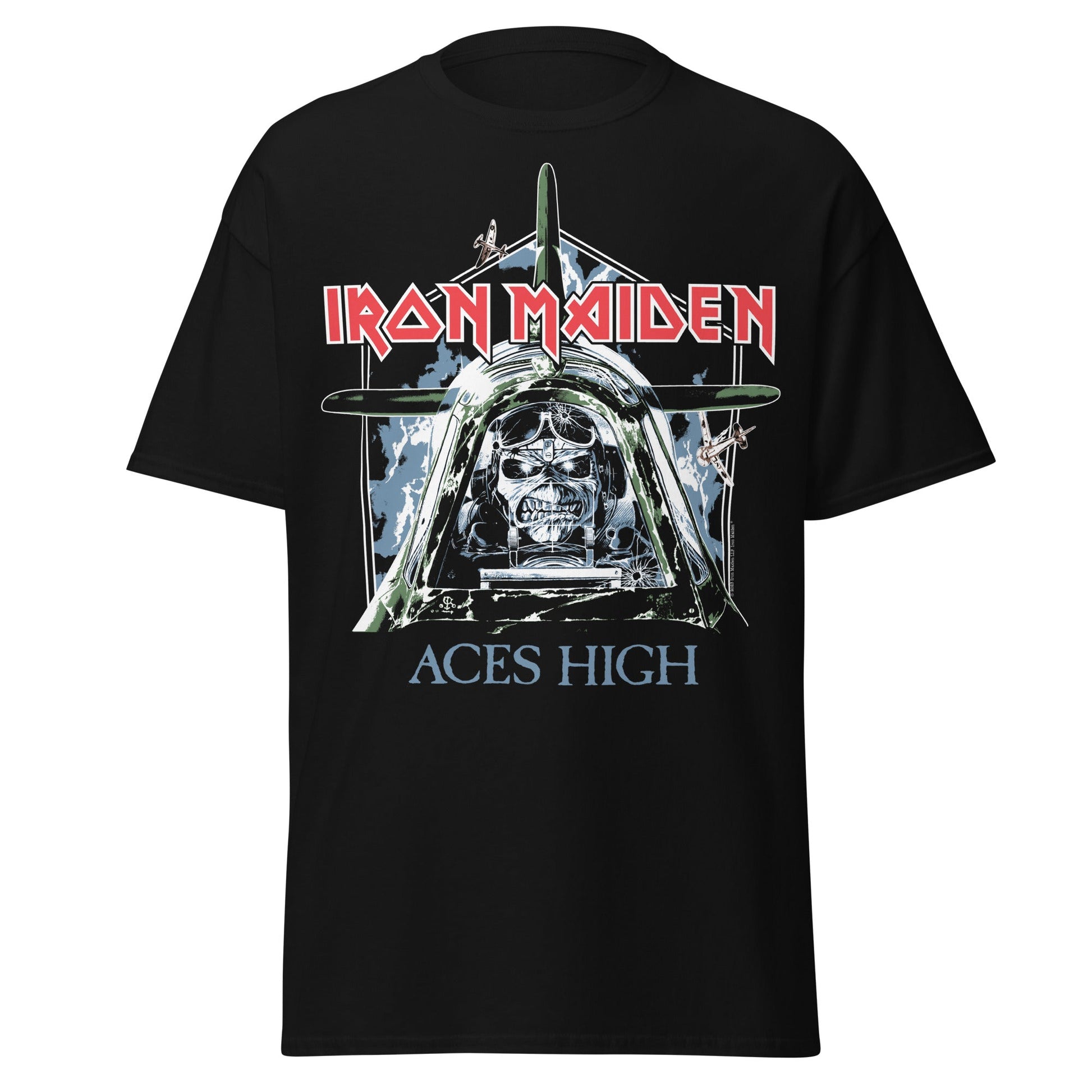 Iron Maiden - Aces High Jumbo Print Mens T Shirt