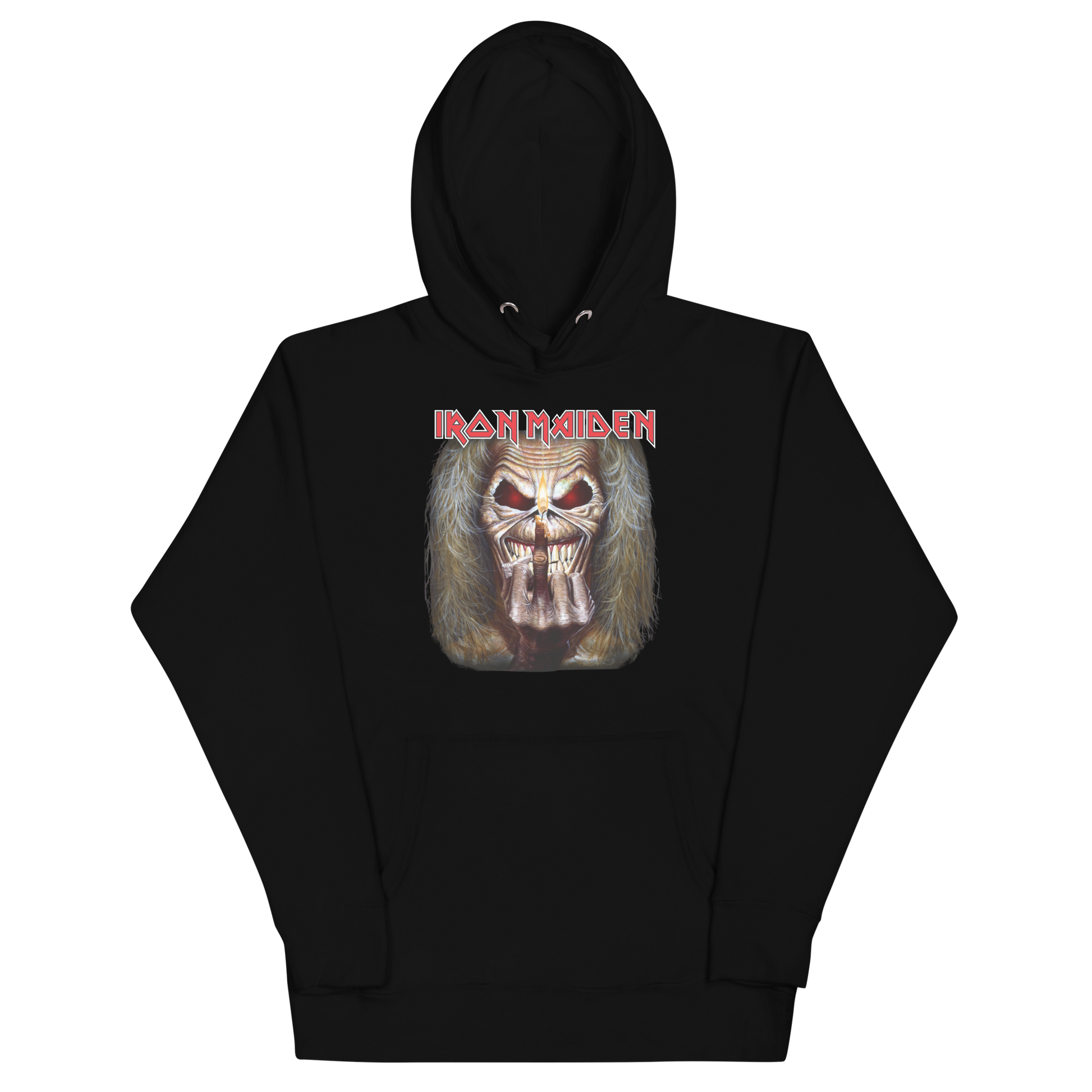 Iron Maiden Candle Finger Classic Hoodie