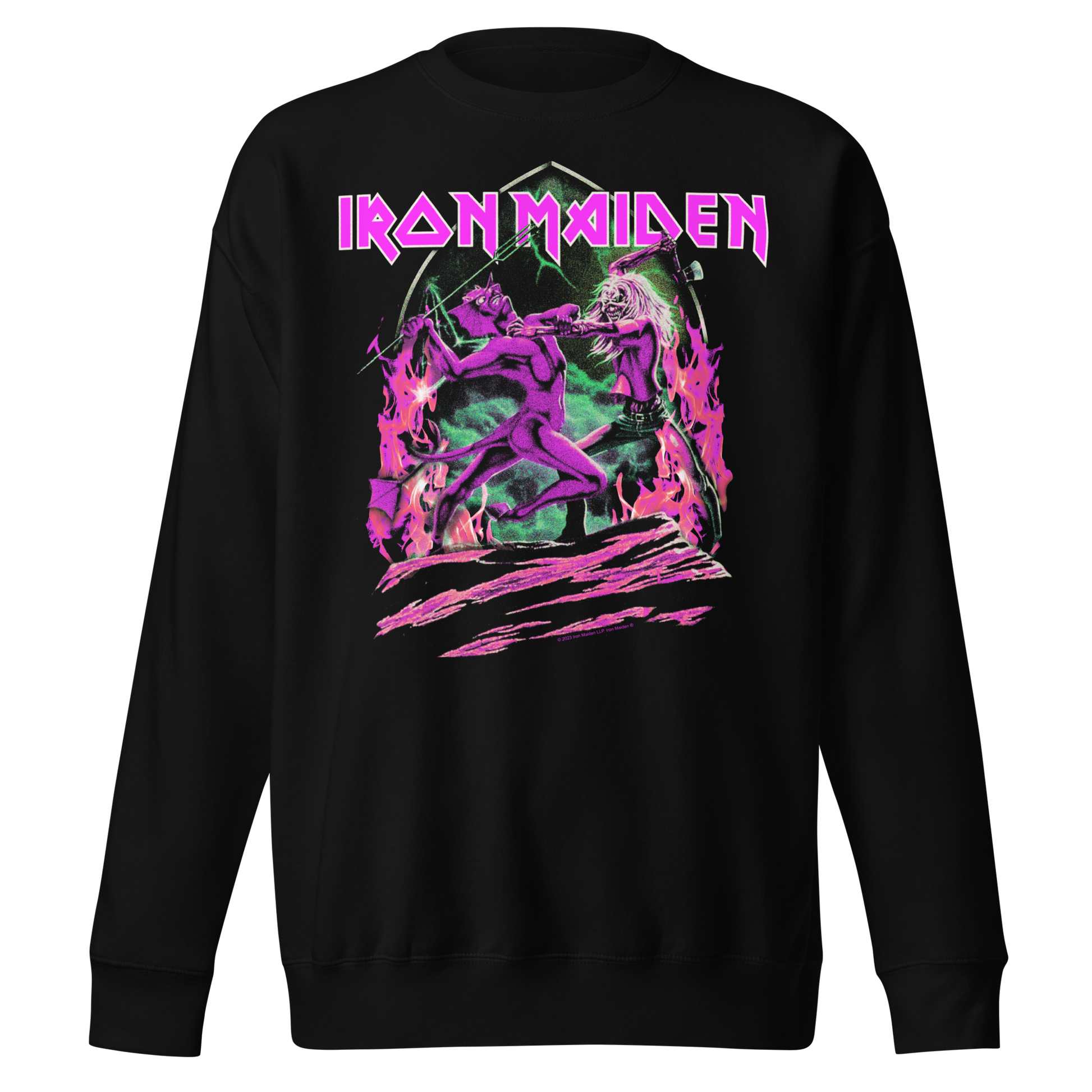Iron Maiden Devil's Fight Jumbo Print Sweatshirt