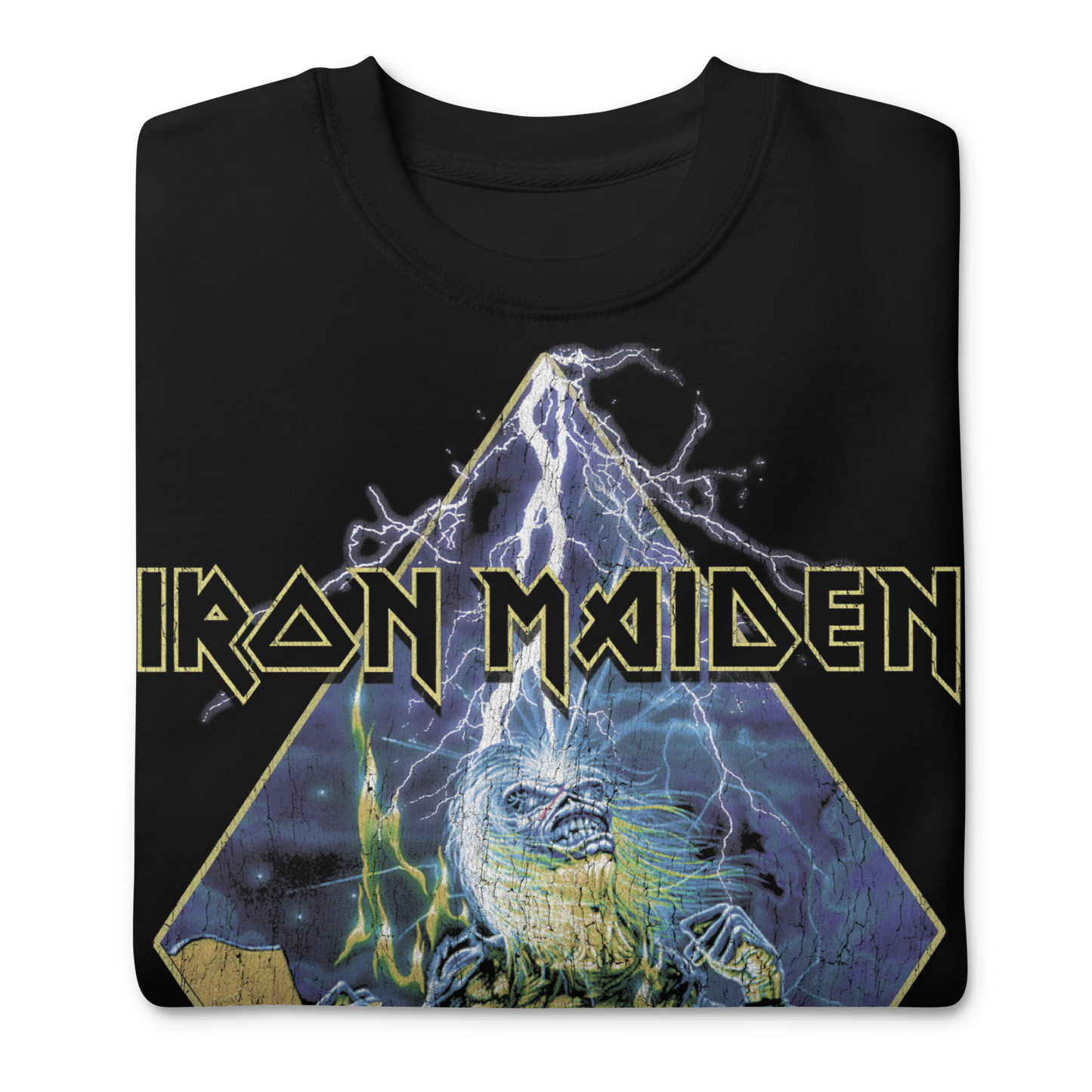Iron Maiden - Lightning Jumbo Print Sweatshirt