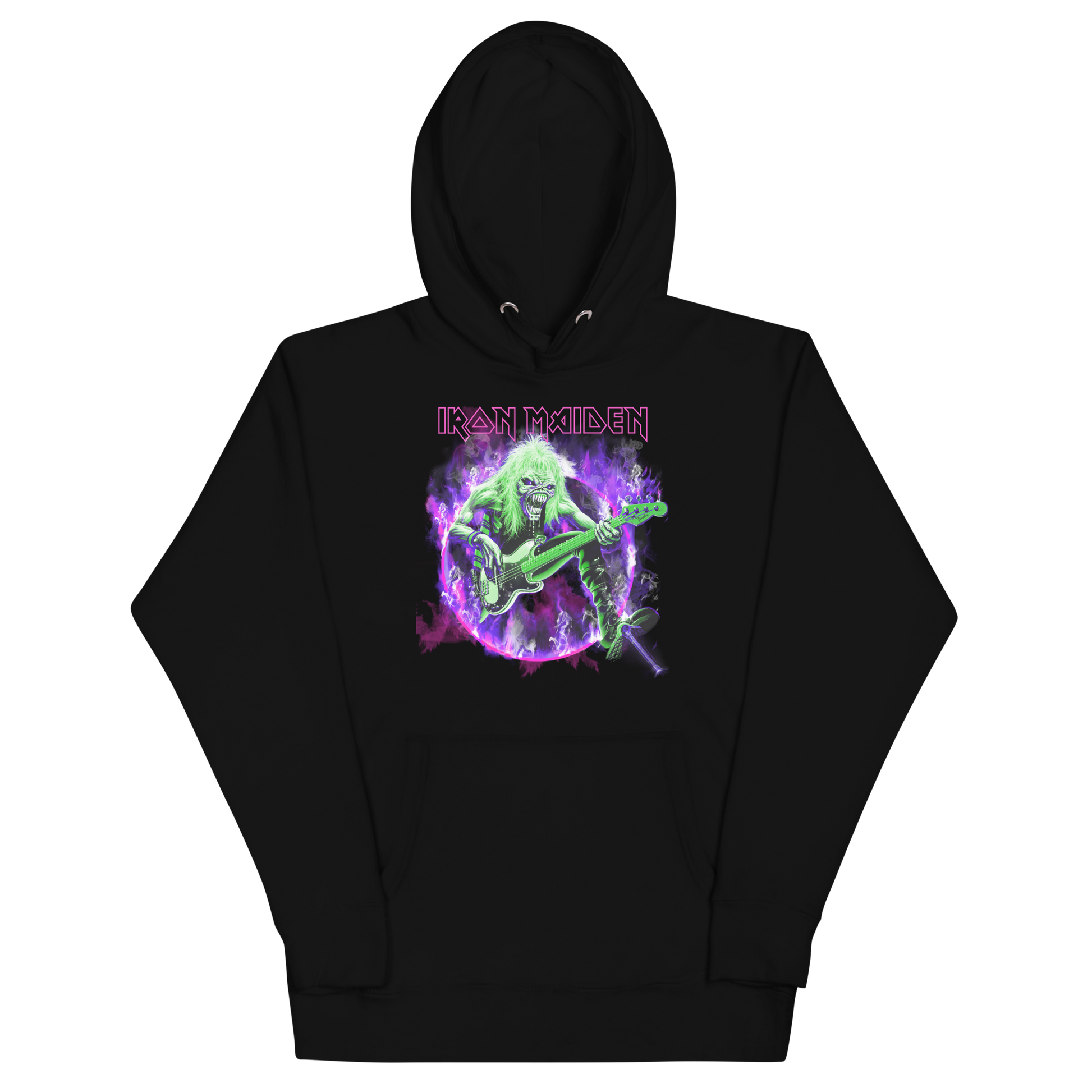 Iron Maiden Purple Guitar Classic Hoodie