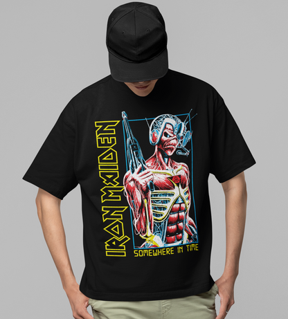 Iron Maiden Singularity Jumbo Print Mens T Shirt