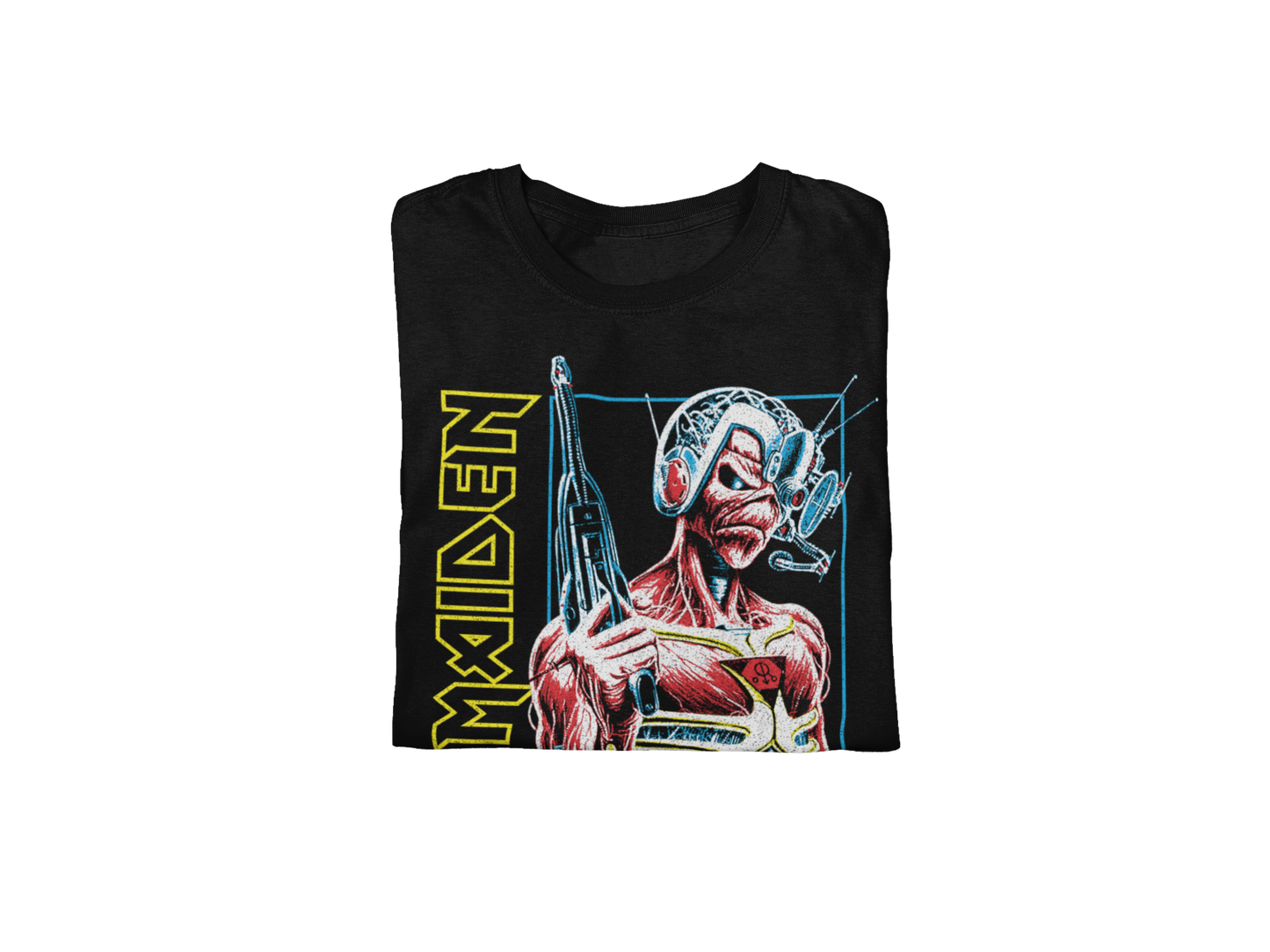 Iron Maiden Singularity Jumbo Print Mens T Shirt