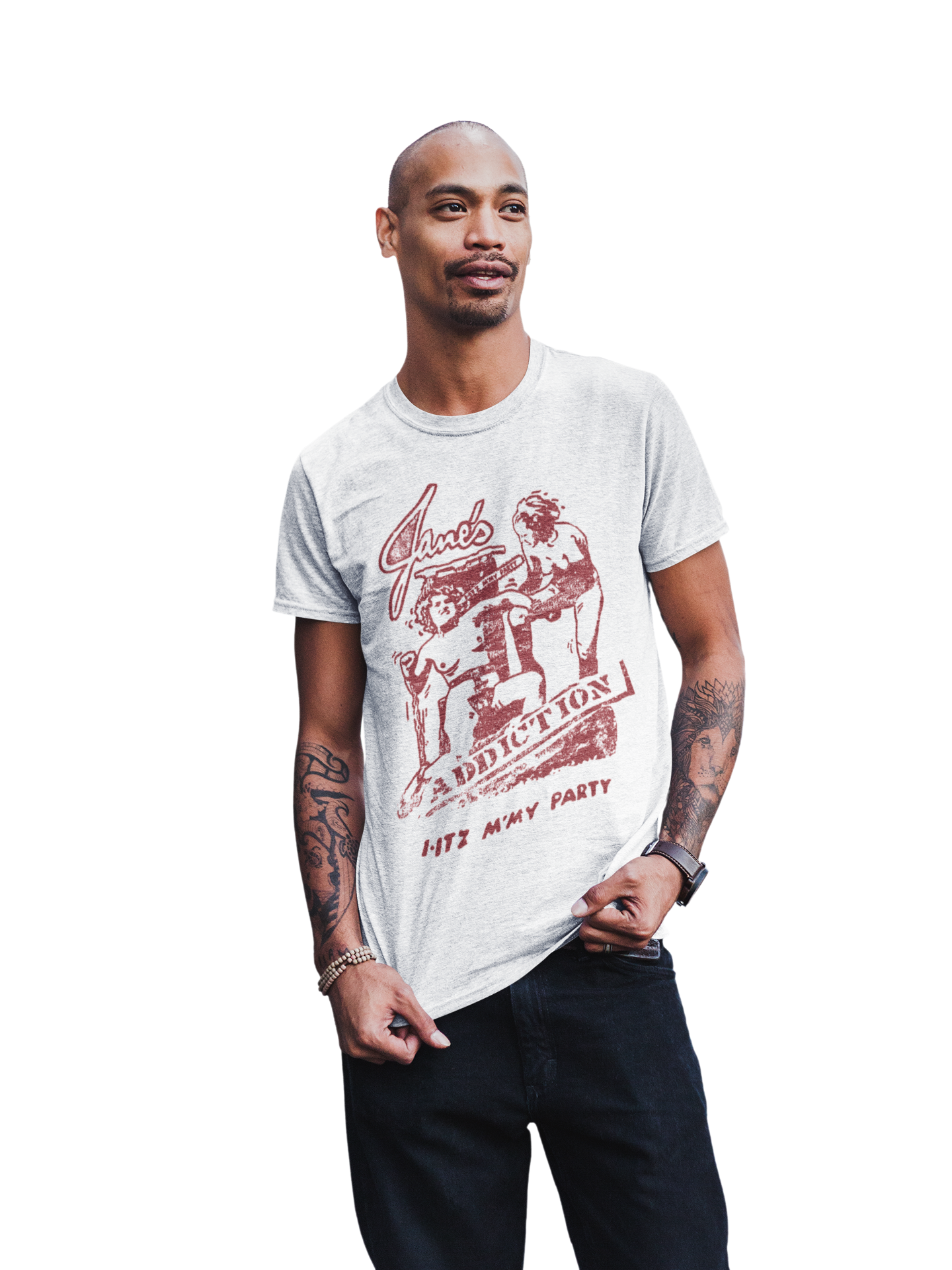 Jane's Addiction - Still My Party Jumbo Print Mens T Shirt