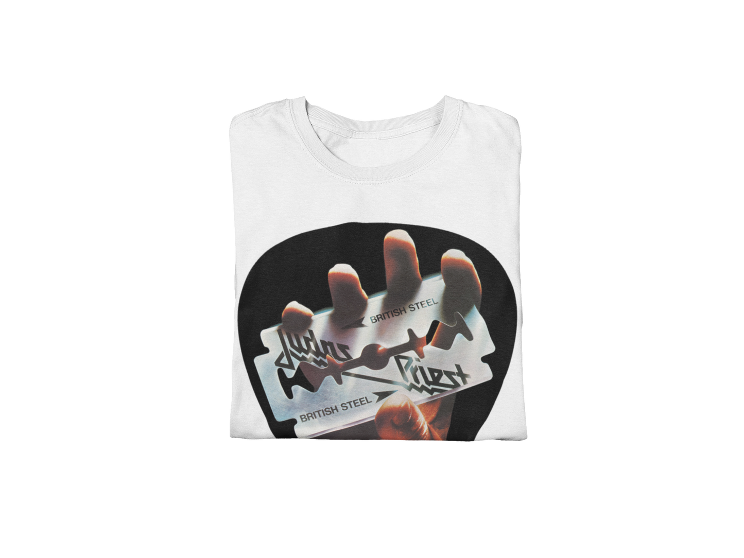 Judas Priest - British Steel Jumbo Print Mens T Shirt