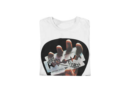 Judas Priest - British Steel Jumbo Print Mens T Shirt