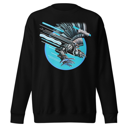 Judas Priest Neon Screaming Jumbo Print Sweatshirt