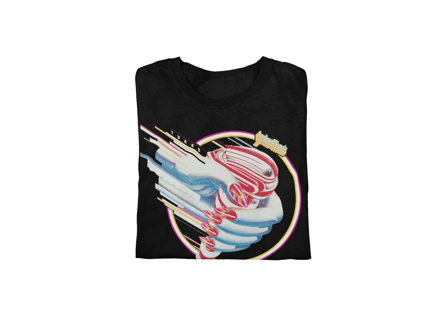 Judas Priest - Turbo Hand Jumbo Print Mens T Shirt