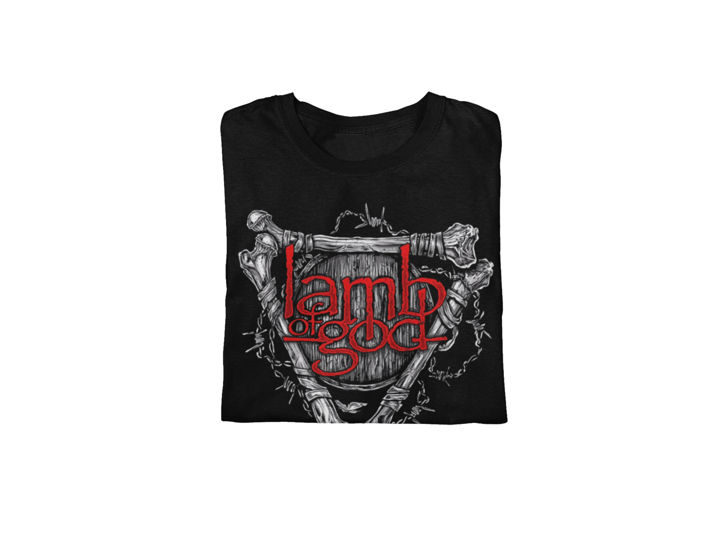 Lamb Of God - Bones Jumbo Print Mens T Shirt