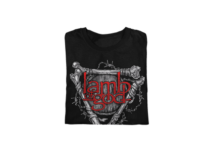 Lamb Of God - Bones Jumbo Print Mens T Shirt