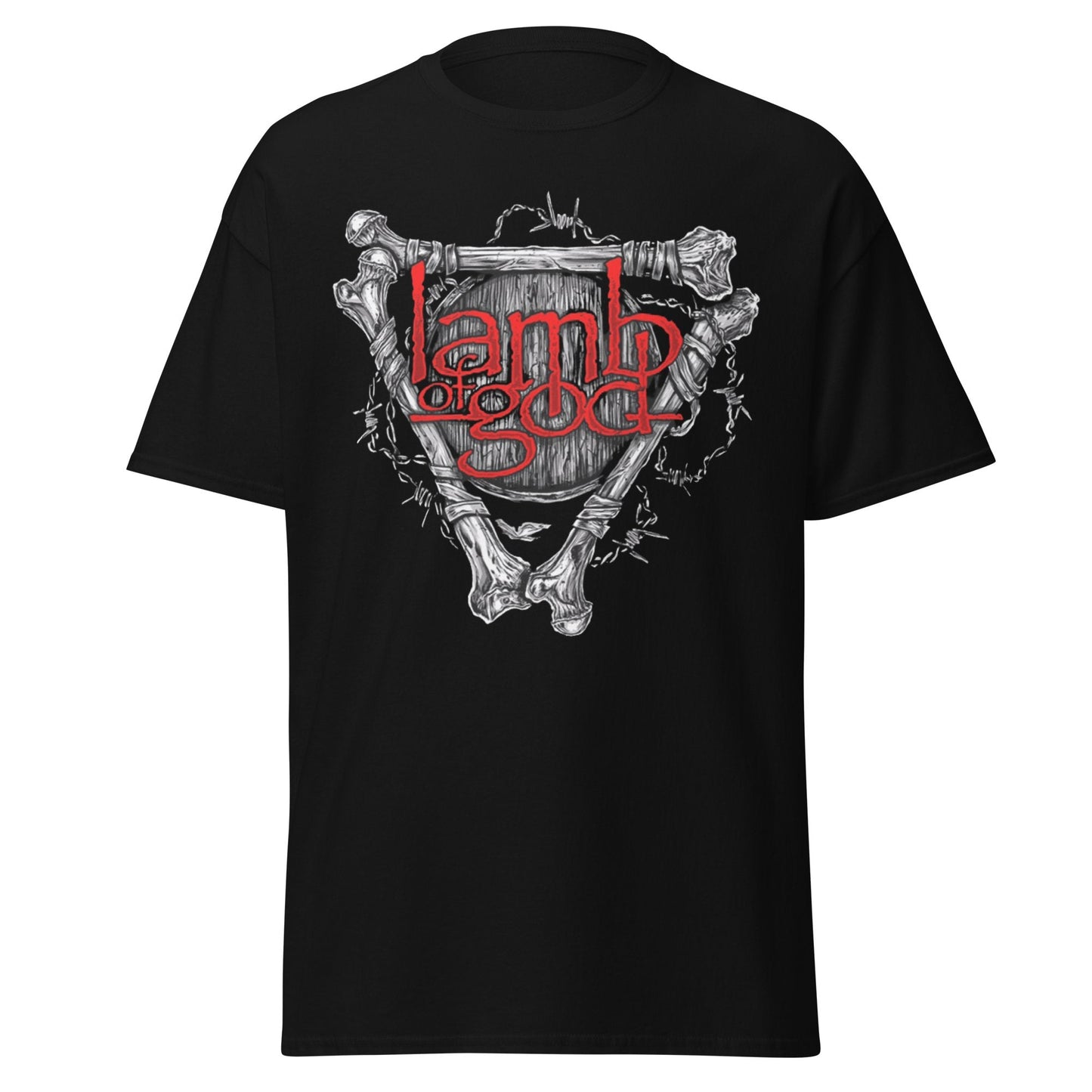 Lamb Of God - Bones Jumbo Print Mens T Shirt