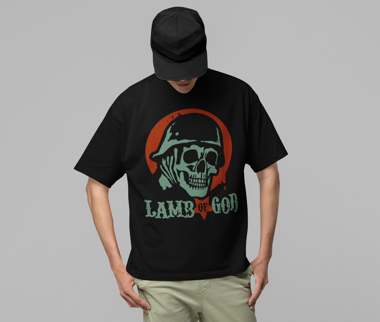 Lamb Of God - Skeleton Army Jumbo Print T-ShirtMens T Shirt