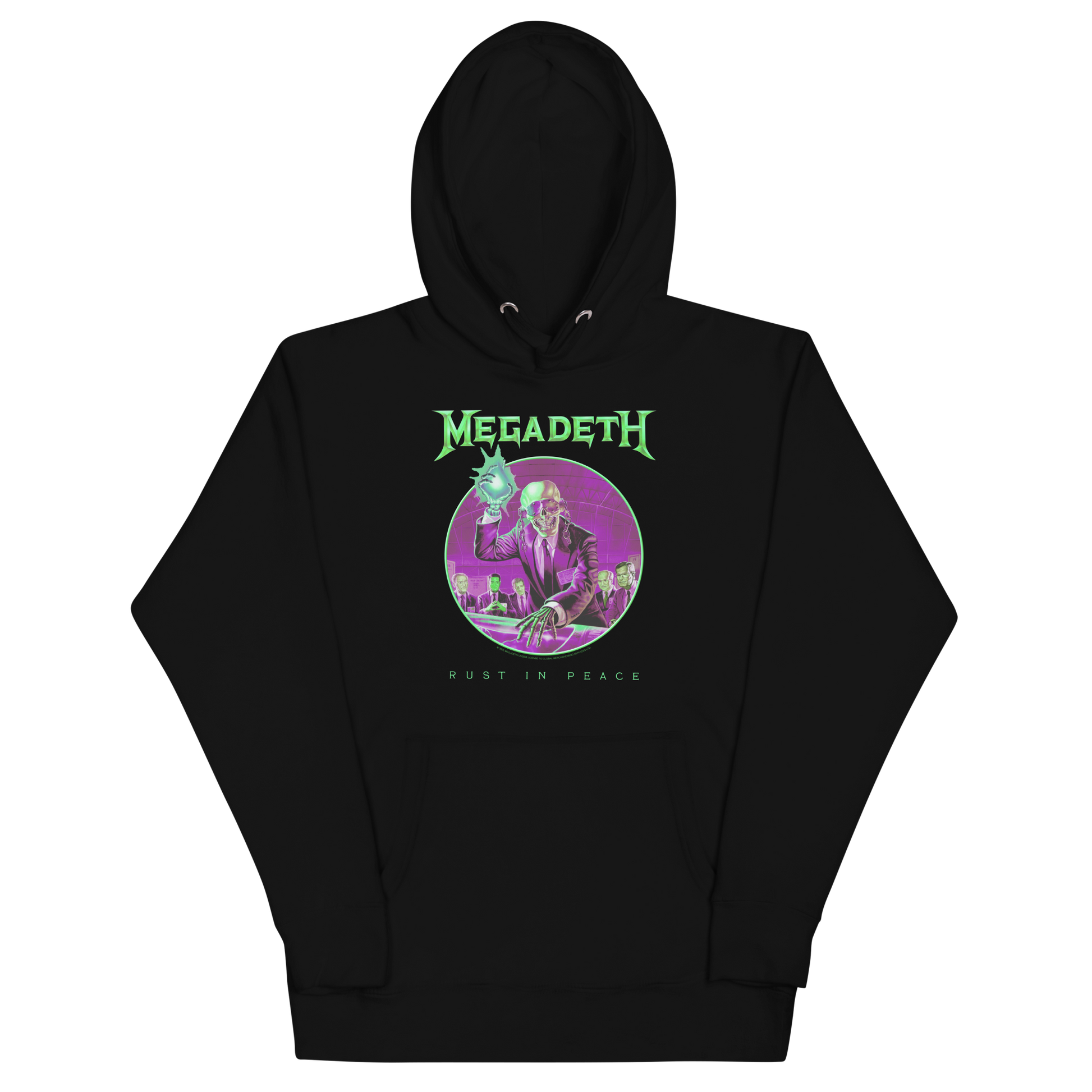 Megadeth Green Rust Classic Hoodie