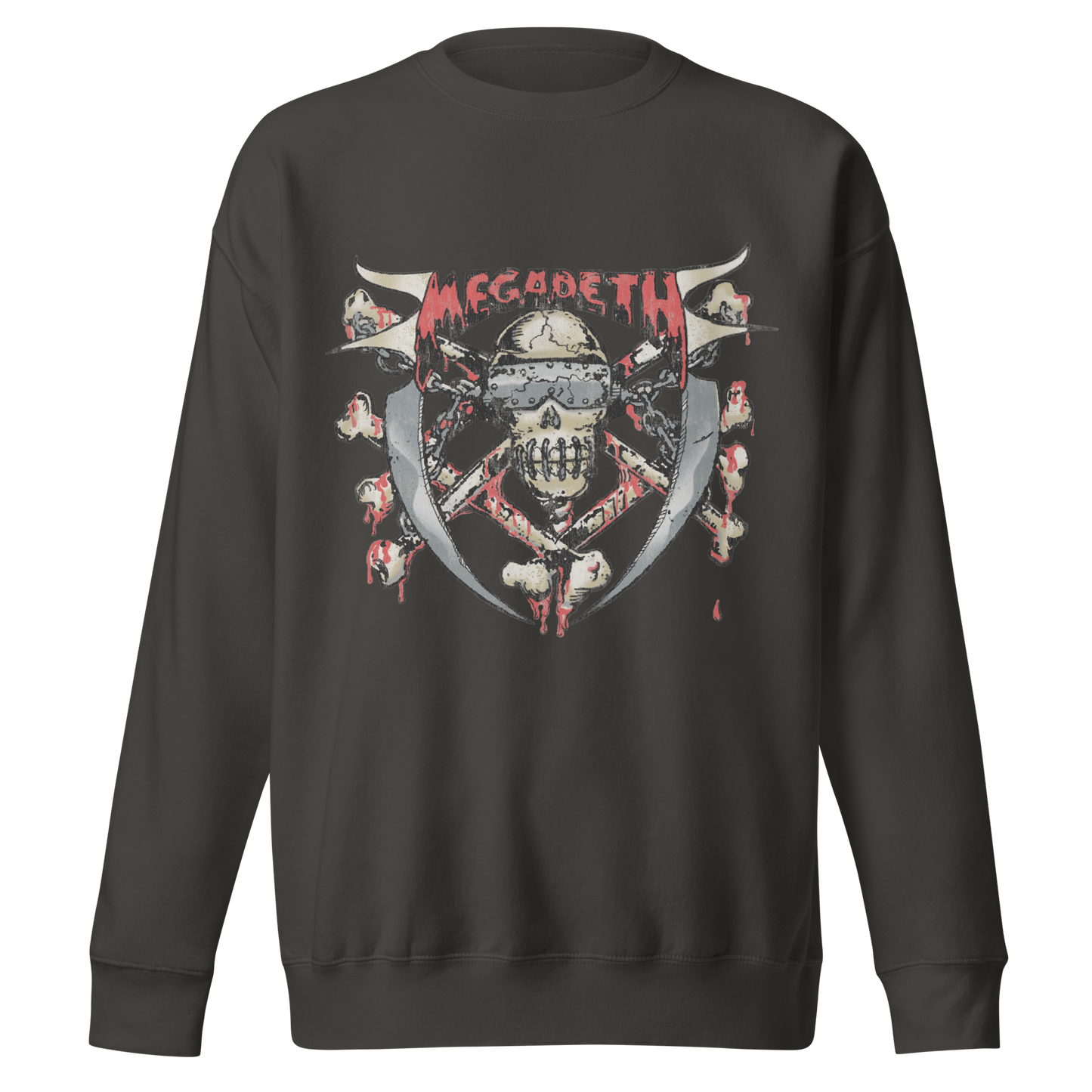 MegaDeth - Hand Painted Vic Jumbo Print Sweatshirt