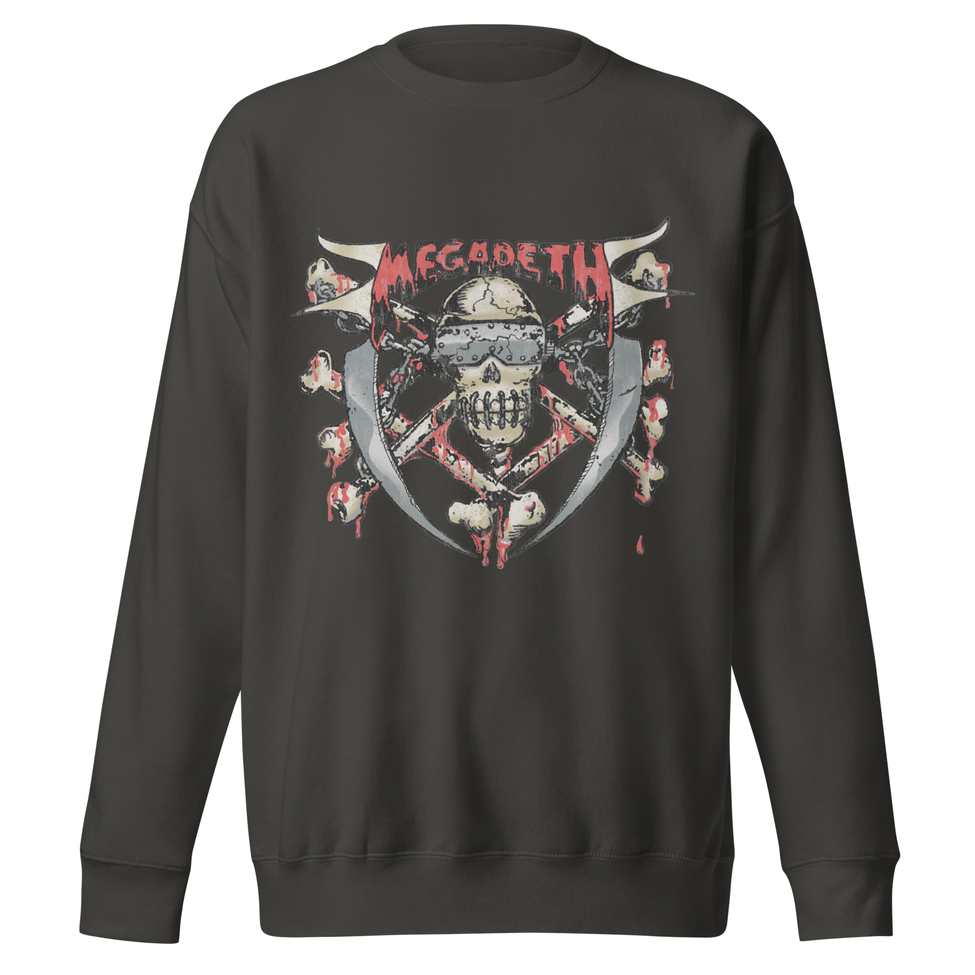 MegaDeth - Hand Painted Vic Jumbo Print Sweatshirt