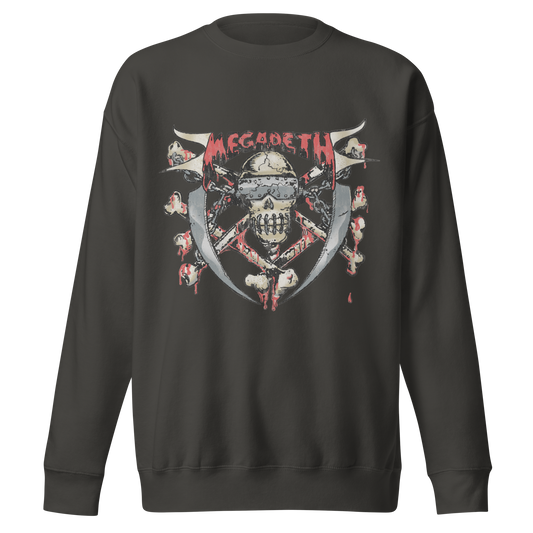 MegaDeth - Hand Painted Vic Jumbo Print Sweatshirt