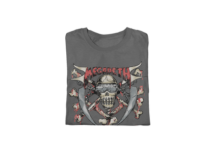 MegaDeth - Hand Painted Vic Jumbo Print Mens T Shirt
