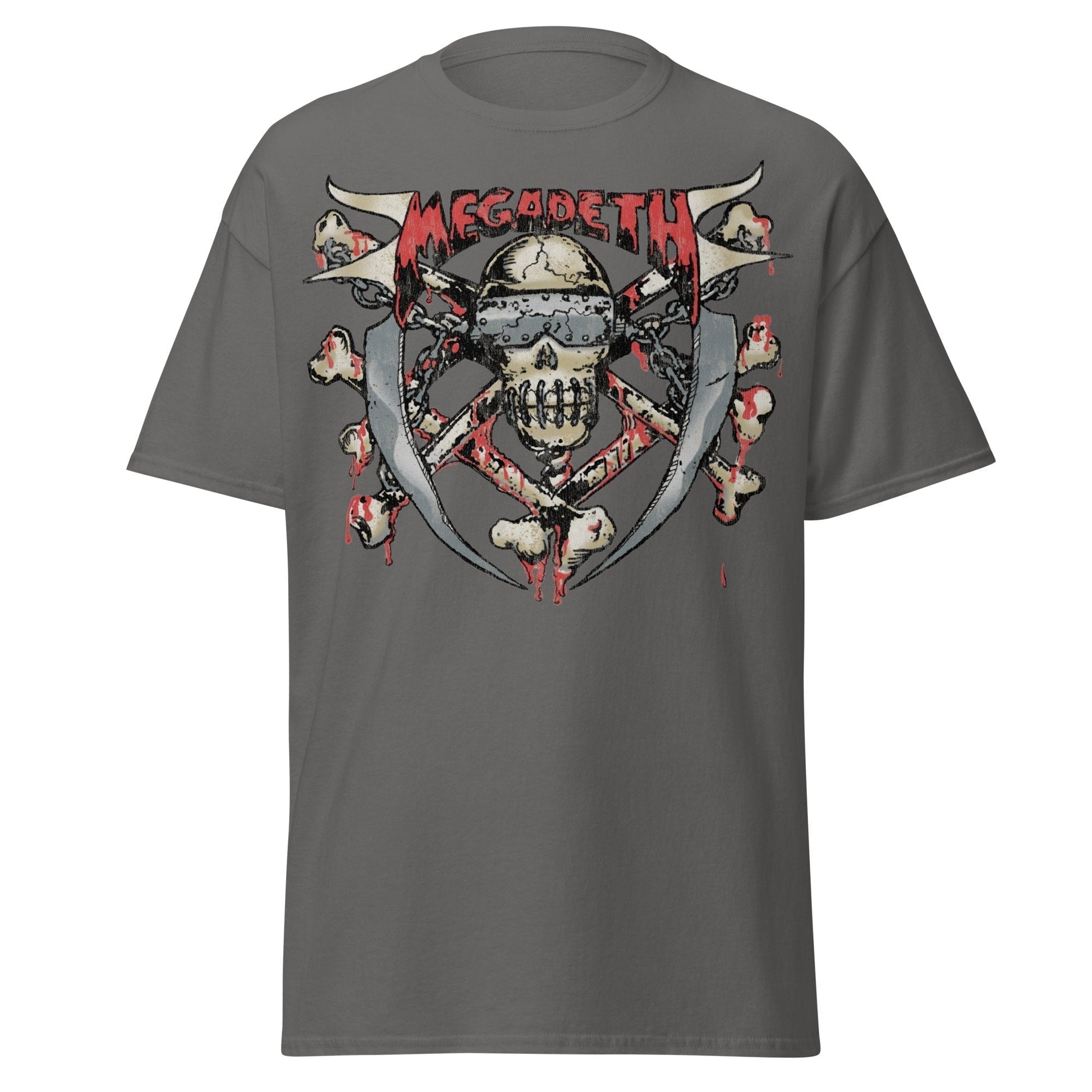 MegaDeth - Hand Painted Vic Jumbo Print Mens T Shirt