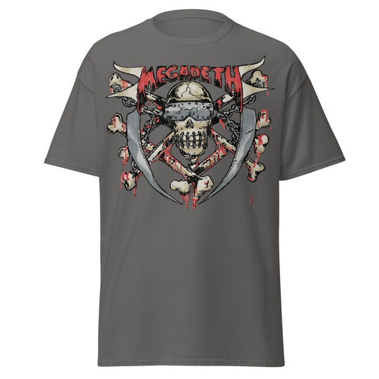 MegaDeth - Hand Painted Vic Jumbo Print Mens T Shirt