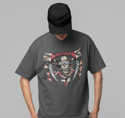 MegaDeth - Hand Painted Vic Jumbo Print Mens T Shirt