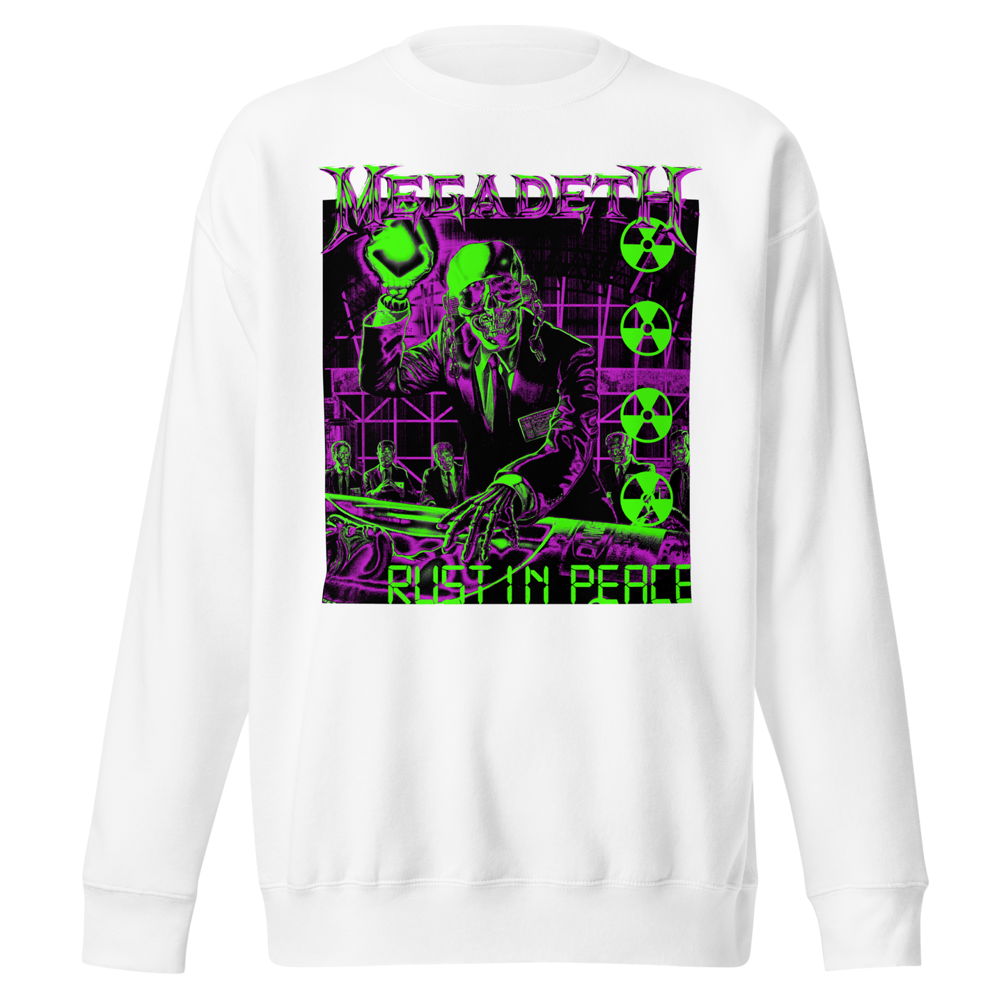 Megadeth Neon Rust in Peace Jumbo Print Sweatshirt