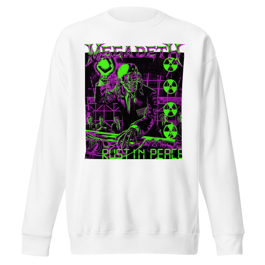 Megadeth Neon Rust in Peace Jumbo Print Sweatshirt