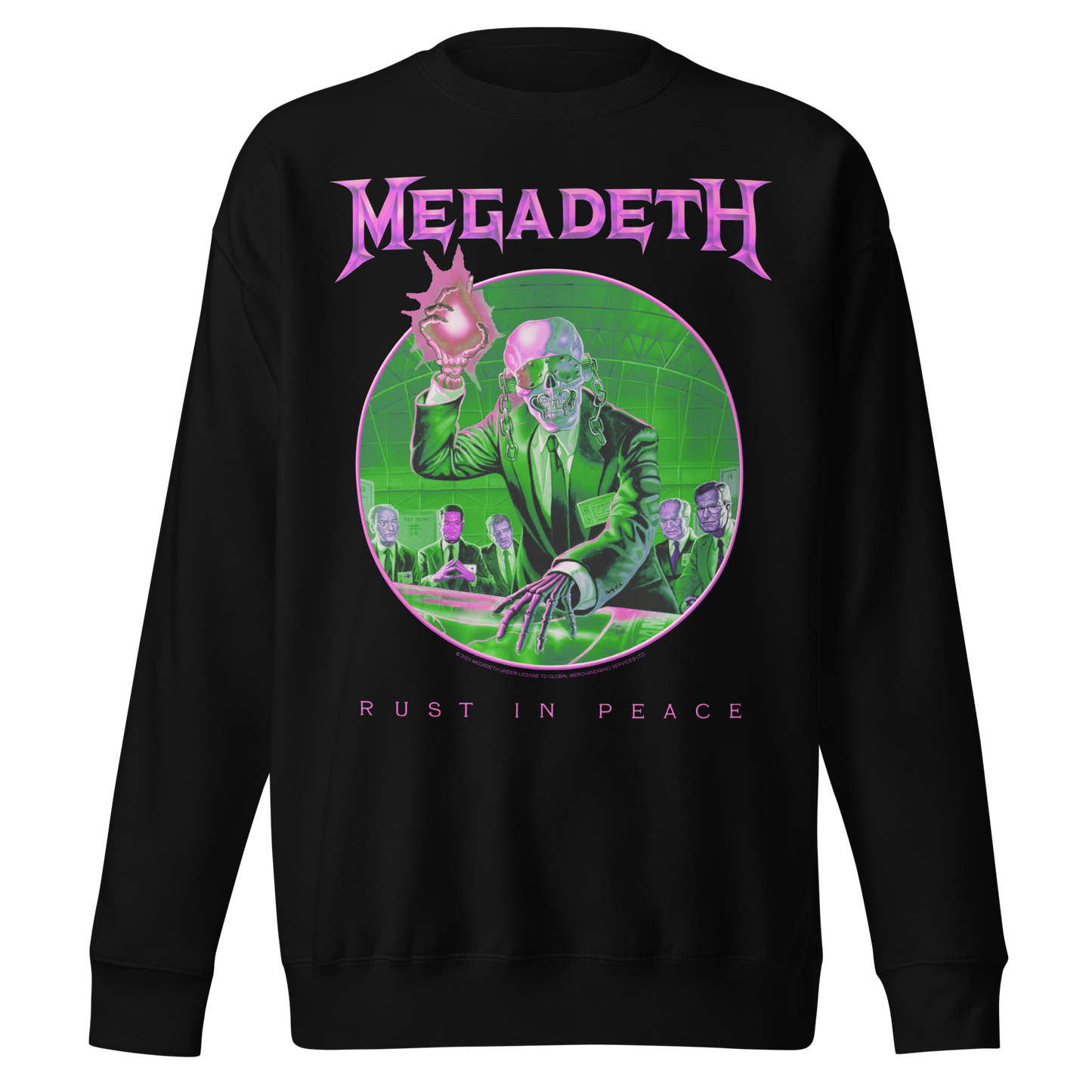 Megadeth Purple Rust Jumbo Print Sweatshirt