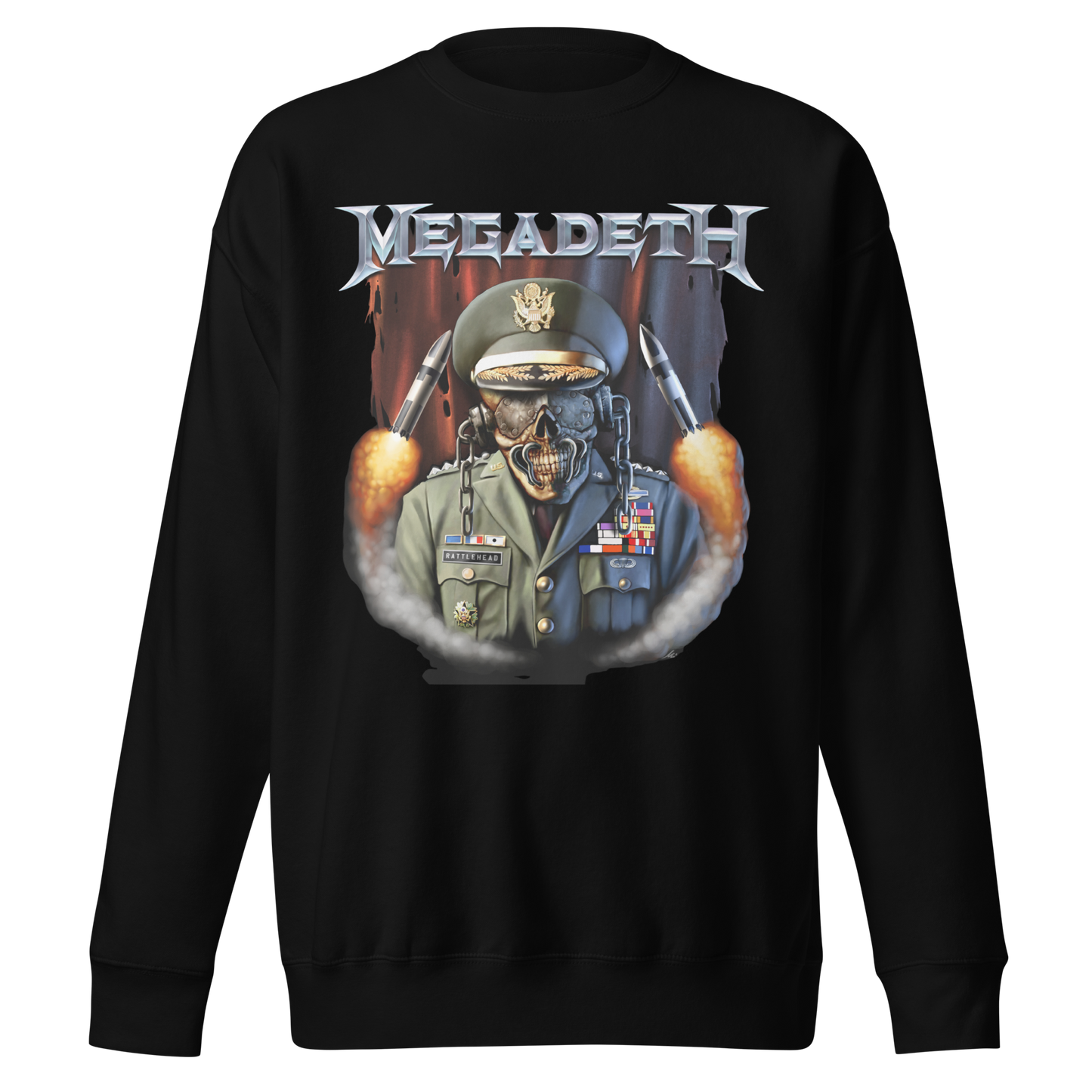 MegaDeth - Rattlehead Vic Jumbo Print Sweatshirt