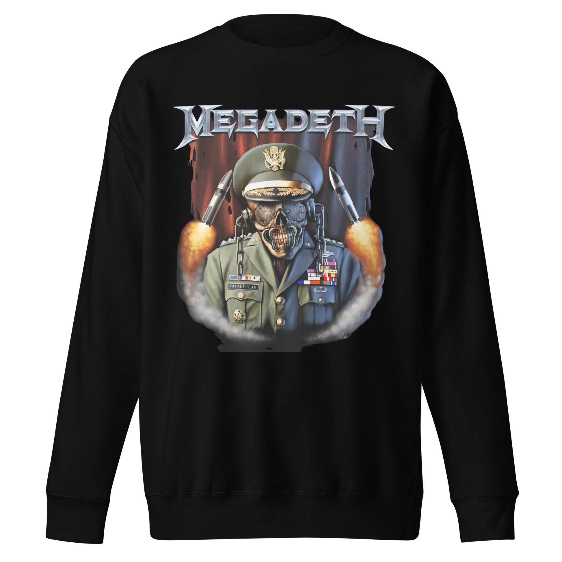 MegaDeth - Rattlehead Vic Jumbo Print Sweatshirt