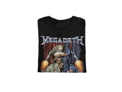 MegaDeth - Rattlehead Vic Jumbo Print Mens T Shirt