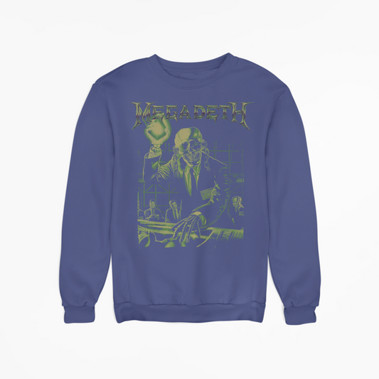 MegaDeth - See No Evil Jumbo Print Sweatshirt
