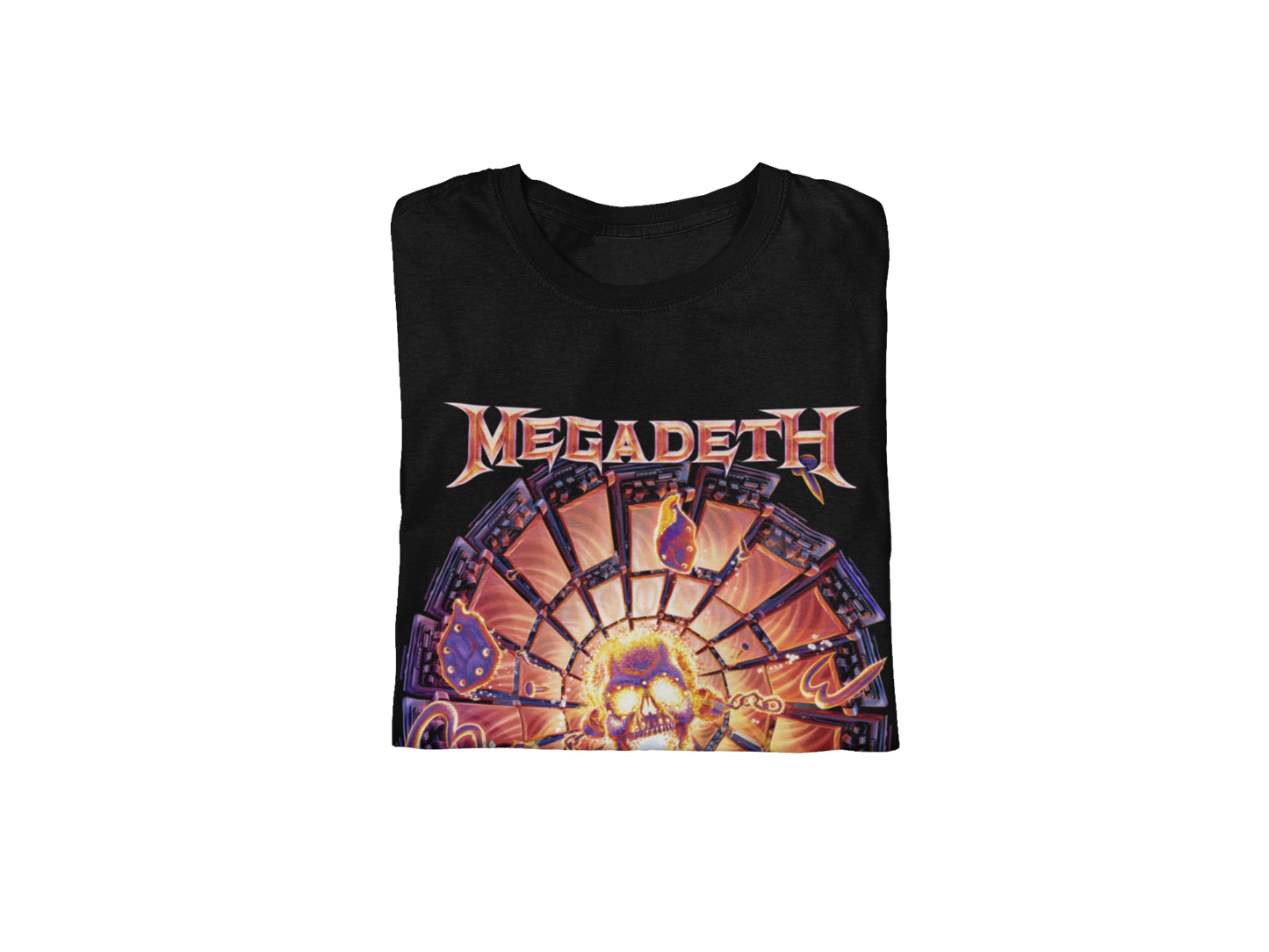 Megadeth Super Collider Jumbo Print Mens T Shirt