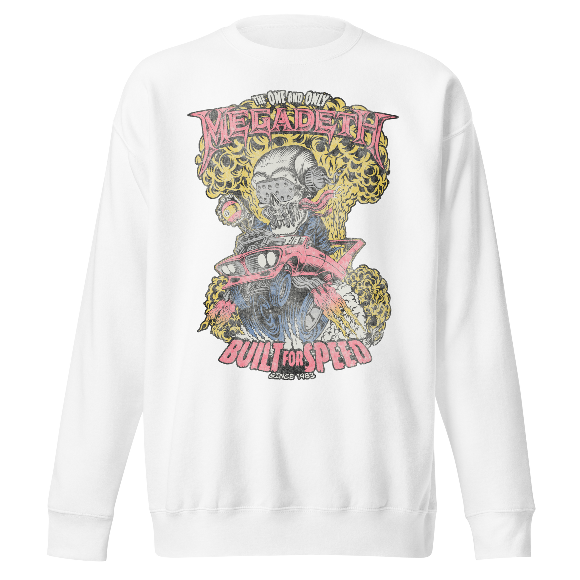 MegaDeth - Vintage Built for Speed Jumbo Print Sweatshirt