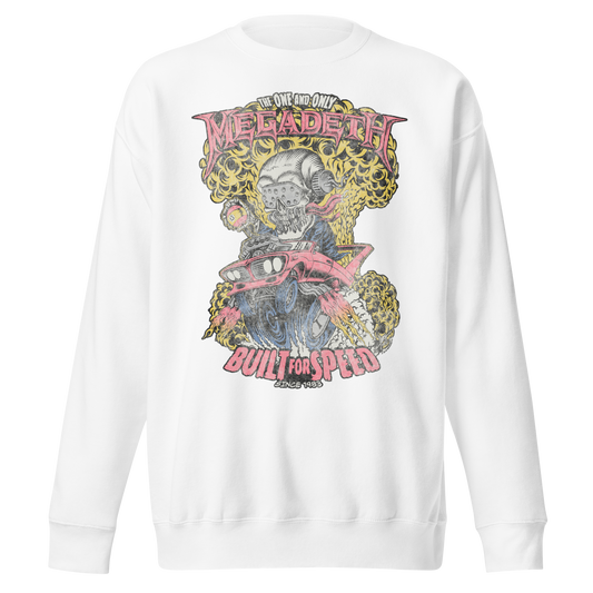 MegaDeth - Vintage Built for Speed Jumbo Print Sweatshirt