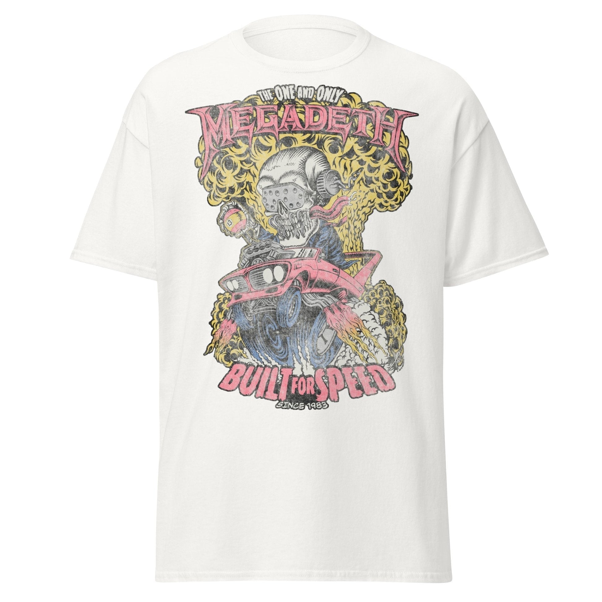 MegaDeth - Vintage Built for Speed Jumbo Print Mens T Shirt