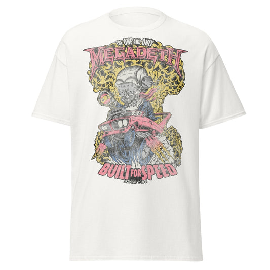 MegaDeth - Vintage Built for Speed Jumbo Print Mens T Shirt