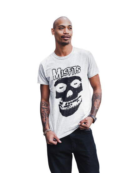 Misfits Black Skull Jumbo Print Mens T Shirt