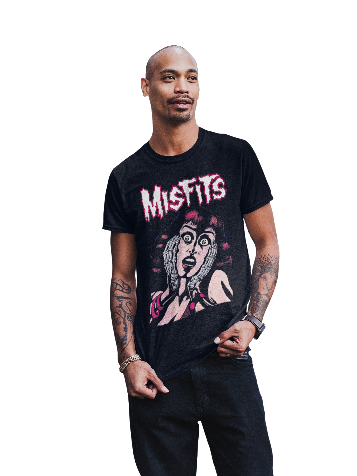 Misfits - Screaming Jumbo Print Mens T Shirt