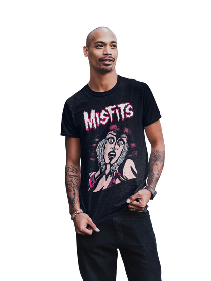 Misfits - Screaming Jumbo Print Mens T Shirt