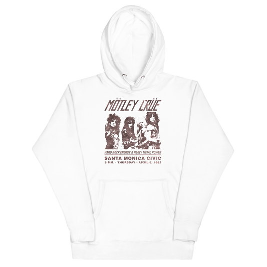 Motley Crue '82 Santa Monica Classic Hoodie