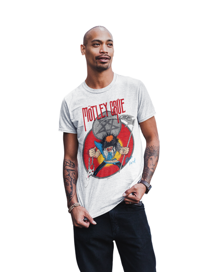 Motley Crue Allister Reaper Jumbo Print Mens T Shirt