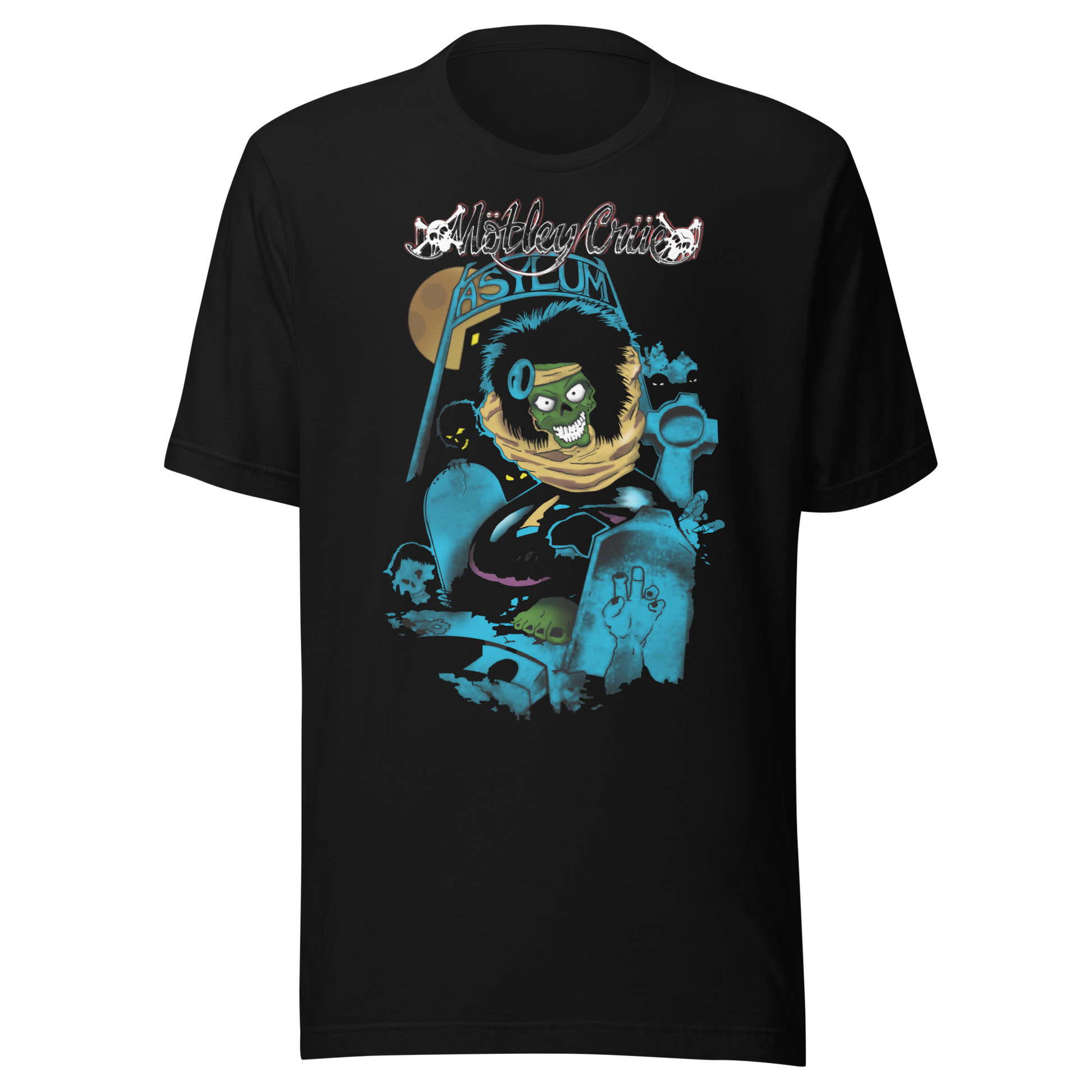 Motley Crue Asylum Vintage Mens T Shirt