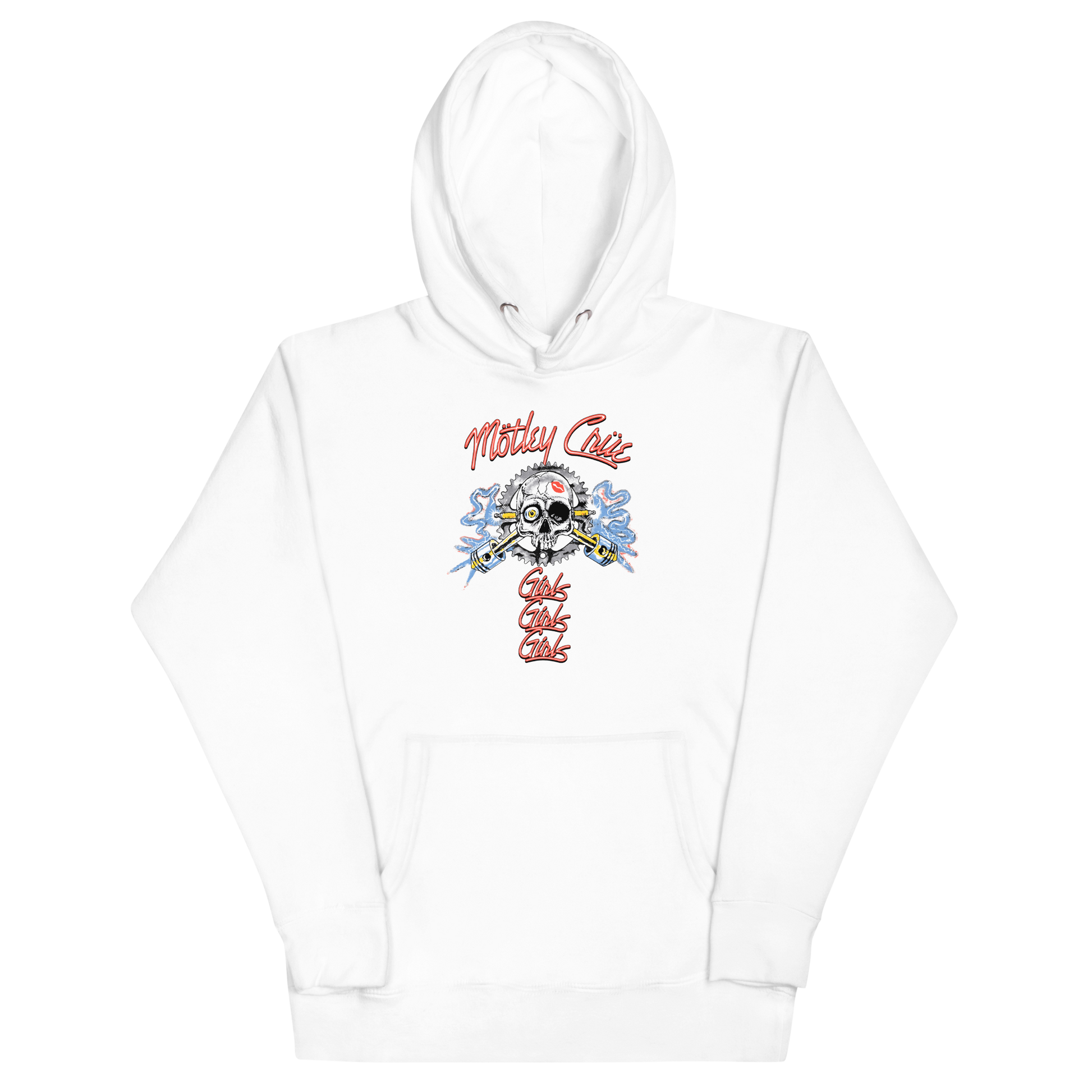Motley Crue Girl's Skull Classic Hoodie