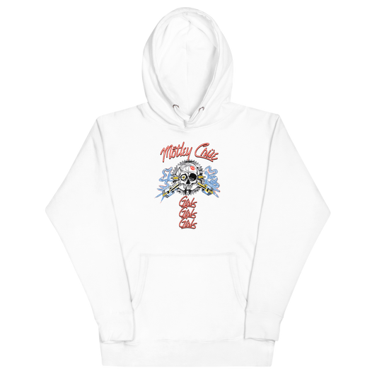 Motley Crue Girl's Skull Classic Hoodie