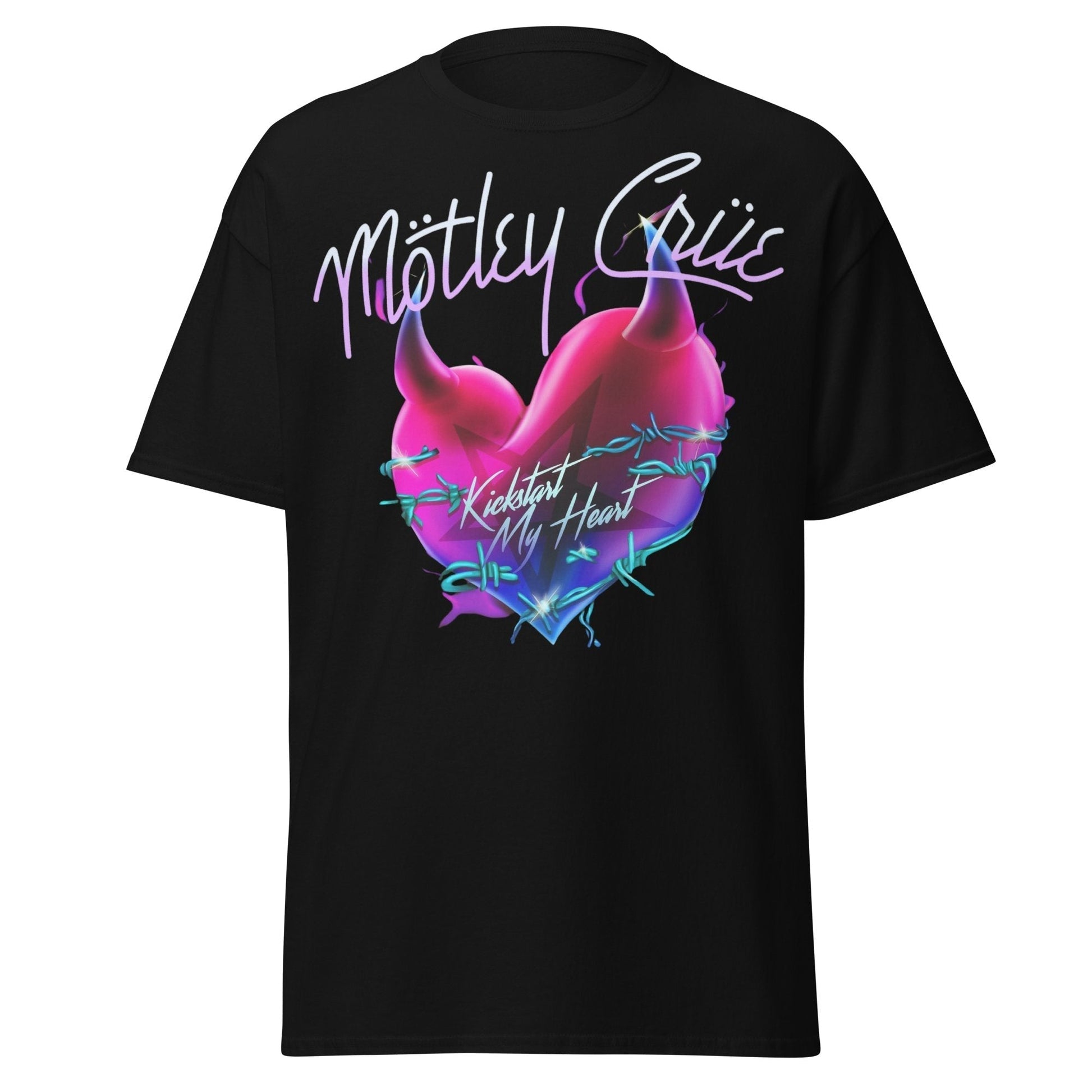 Motley Crue Kickstart Jumbo Print Mens T Shirt