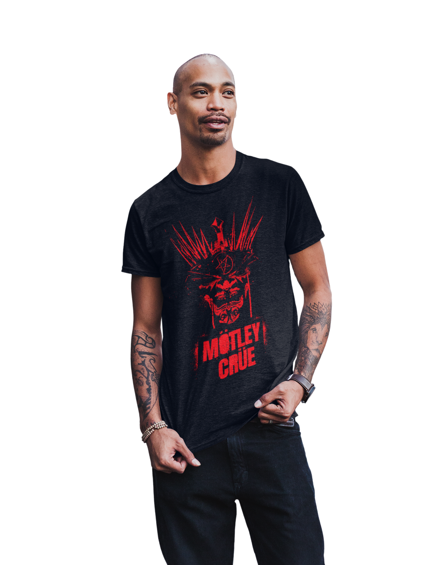 Motley Crue - Mind Blown Jumbo Print Mens T Shirt